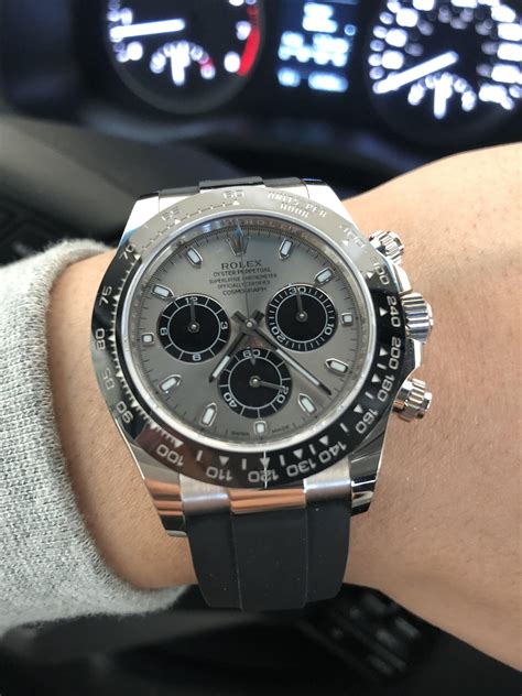 rolex daytona white gold oysterflex review|rolex daytona oysterflex for sale.